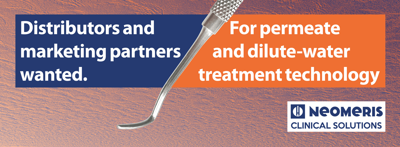Banner, Distributors and marketing partners wanted for permeate and dilute-water treatment technology